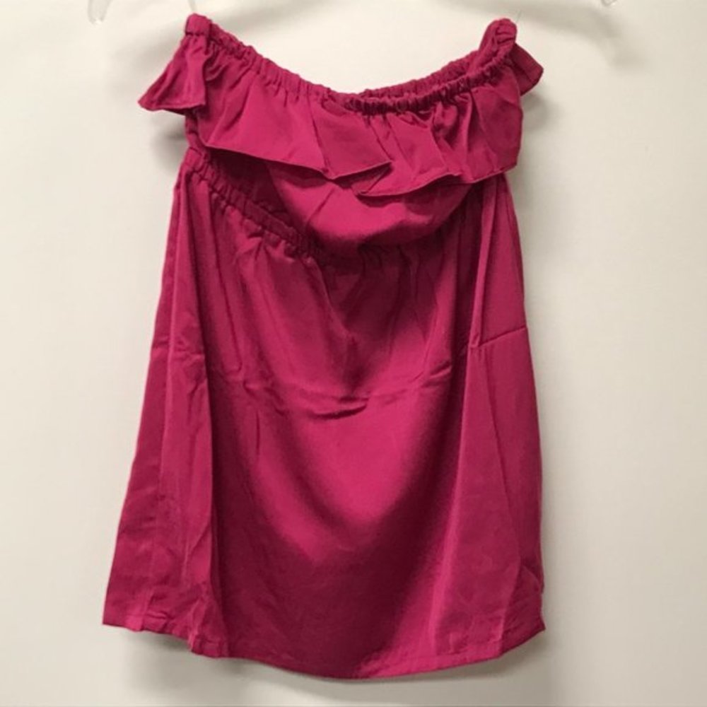 😀 NWOT Fuchsia Poetry Popover Off Shoulder Top